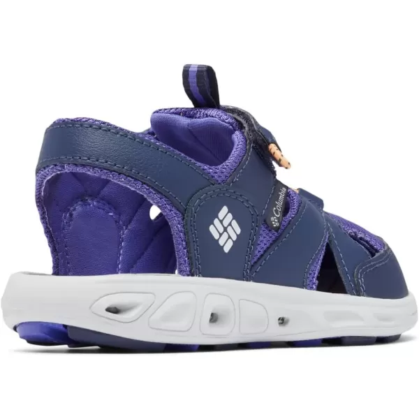 Columbia UnisexChild Techsun Wave Sport SandalNocturnalPurple Lotus