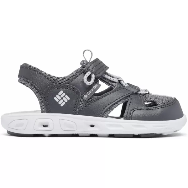 Columbia UnisexChild Techsun Wave Sport SandalShark Grey Ice