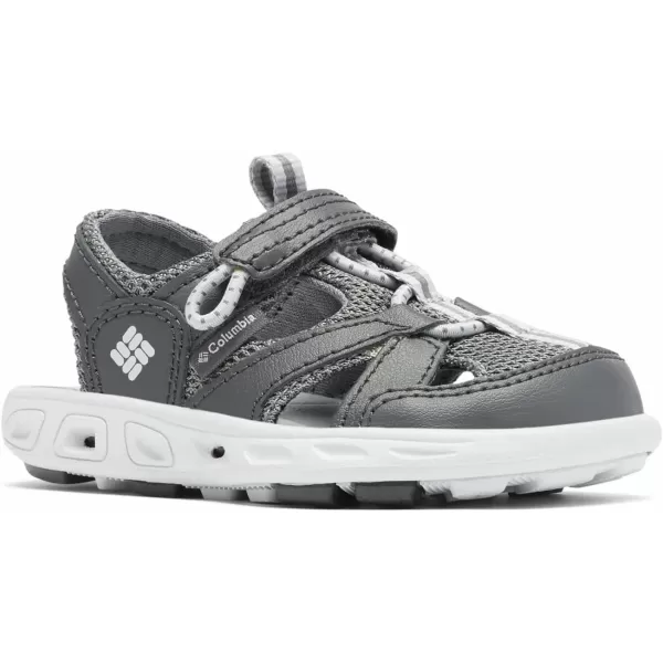 Columbia UnisexChild Techsun Wave Sport SandalShark Grey Ice