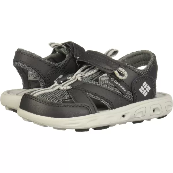 Columbia UnisexChild Techsun Wave Sport SandalShark Grey Ice