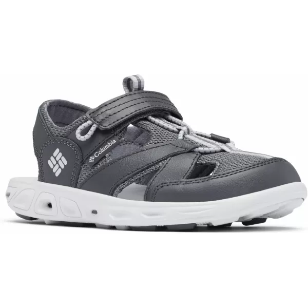 Columbia UnisexChild Techsun Wave Sport SandalShark Grey Ice