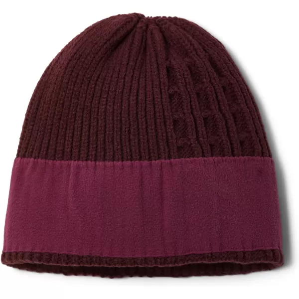 Columbia Womens Agate Pass Cable Knit BeanieMarionberry