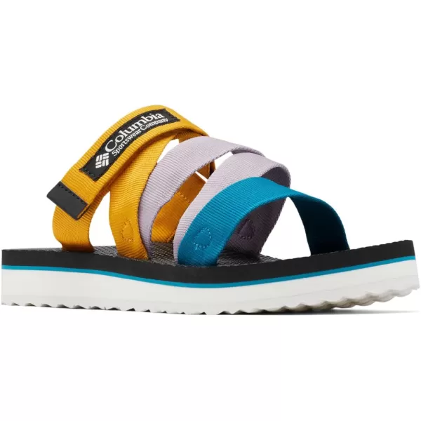 Columbia Womens Alava Slide Sport SandalGolden YellowSnowcap