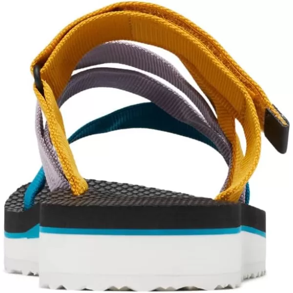 Columbia Womens Alava Slide Sport SandalGolden YellowSnowcap