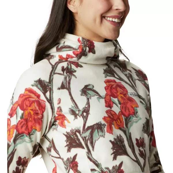 Columbia Womens Ali Peak Hooded FleeceChalk Botanica Print