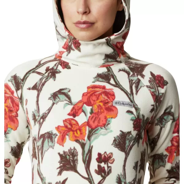 Columbia Womens Ali Peak Hooded FleeceChalk Botanica Print