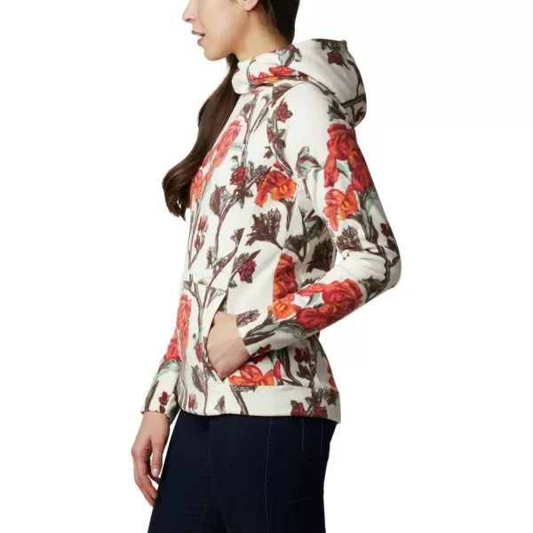 Columbia Womens Ali Peak Hooded FleeceChalk Botanica Print