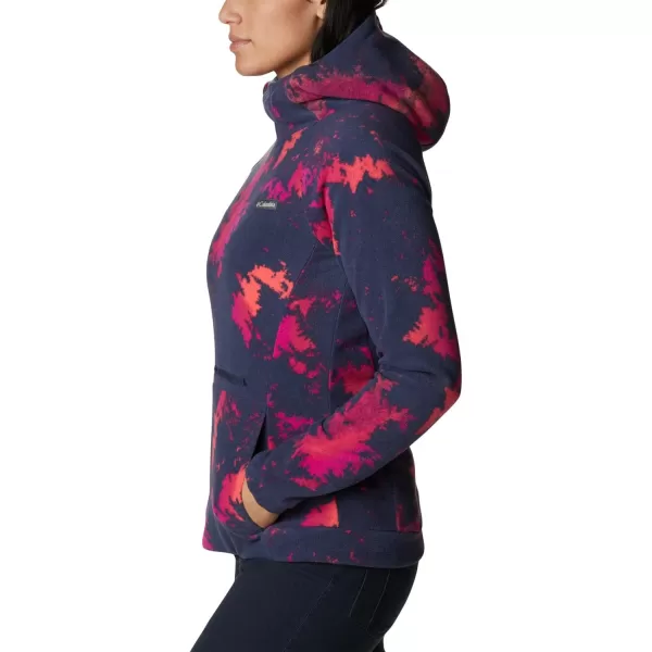 Columbia Womens Ali Peak Hooded FleeceNocturnal Lookup Print