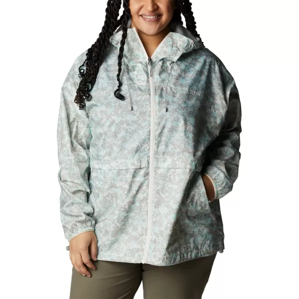 Columbia Womens Alpine Chill WindbreakerChalk Dotty Disguise Print