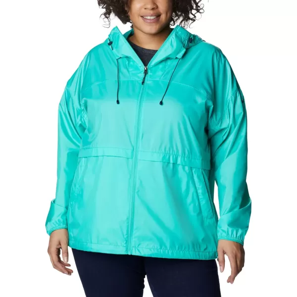 Columbia Womens Alpine Chill WindbreakerElectric Turquoise