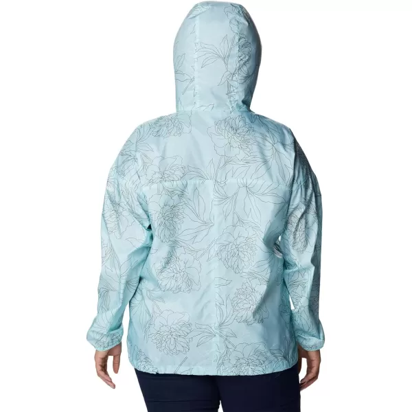 Columbia Womens Alpine Chill WindbreakerIcy Morn Leafy Lines