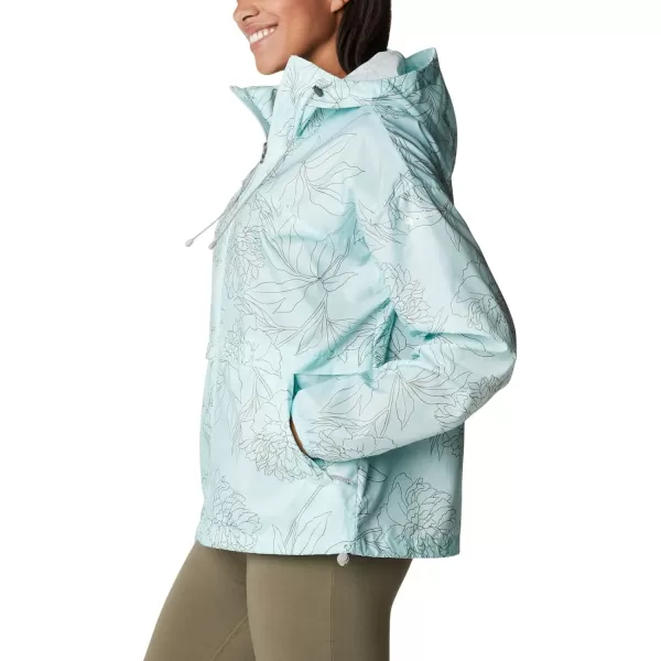 Columbia Womens Alpine Chill WindbreakerIcy Morn Leafy Lines