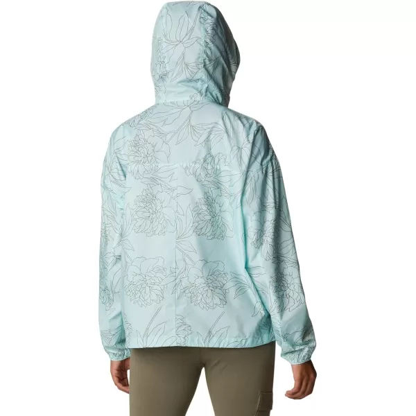 Columbia Womens Alpine Chill WindbreakerIcy Morn Leafy Lines