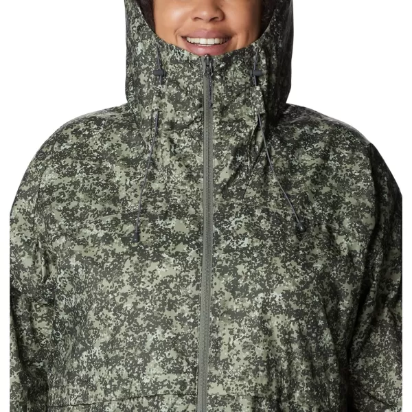 Columbia Womens Alpine Chill WindbreakerSafari Dotty Disguise Print