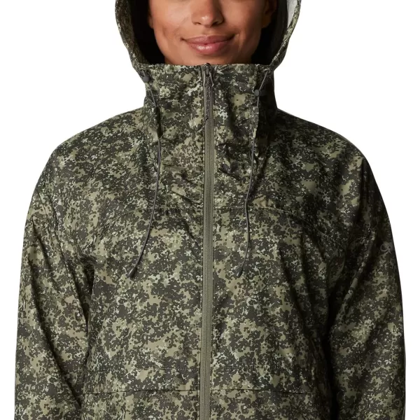 Columbia Womens Alpine Chill WindbreakerSafari Dotty Disguise Print