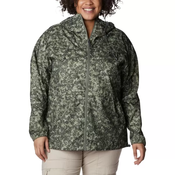 Columbia Womens Alpine Chill WindbreakerSafari Dotty Disguise Print