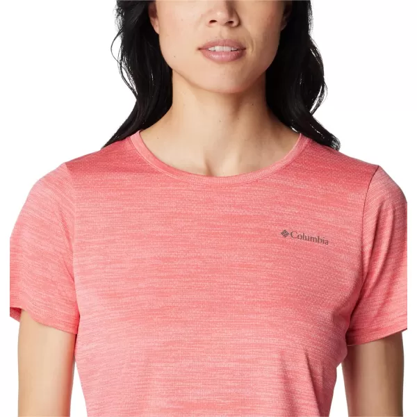 Columbia Womens Alpine Chill Zero Short Sleeve TeeJuicy Heather