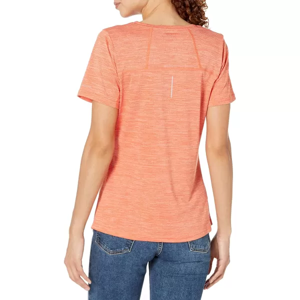 Columbia Womens Alpine Chill Zero Short Sleeve TeeSunset Orange Heather