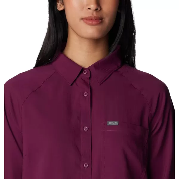 Columbia Womens Anytime Lite Ls ShirtMarionberry