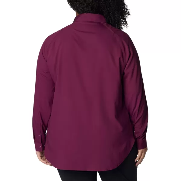 Columbia Womens Anytime Lite Ls ShirtMarionberry