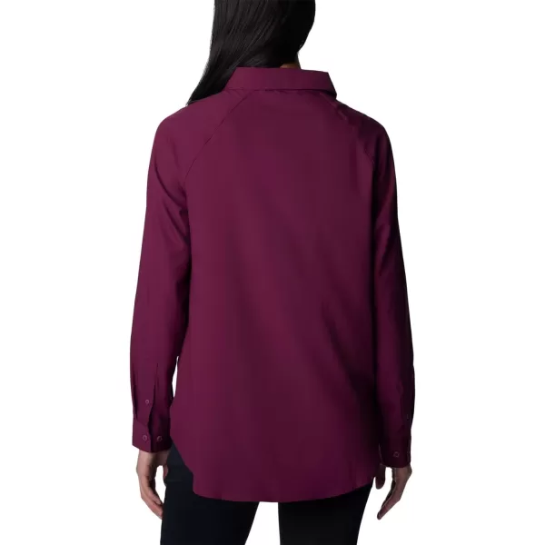 Columbia Womens Anytime Lite Ls ShirtMarionberry