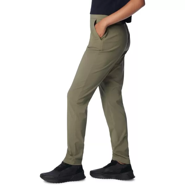 Columbia Womens Anytime Softshell Pull on PantStone Green