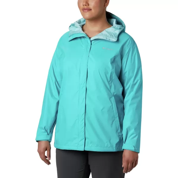 Columbia Womens Arcadia II Jacket Geyser 2X PlusColumbia Womens Arcadia II Jacket Geyser 2X Plus