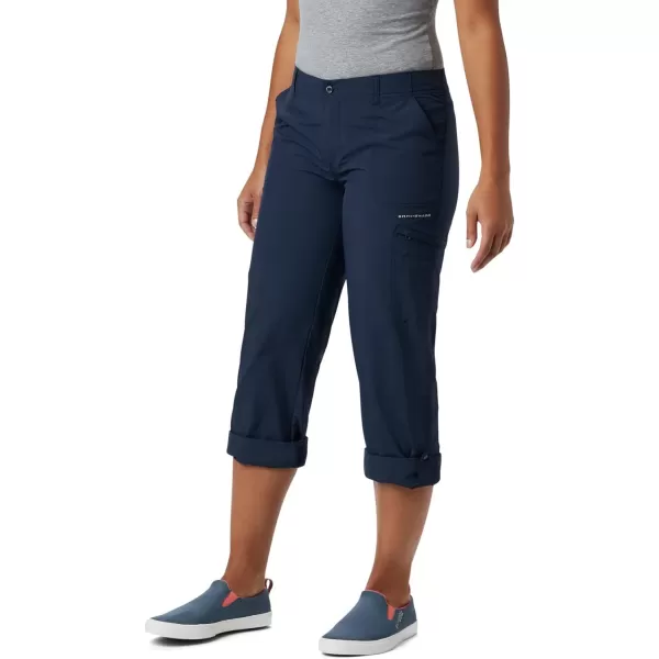 Columbia Womens Aruba Roll Up PantCollegiate Navylegacy