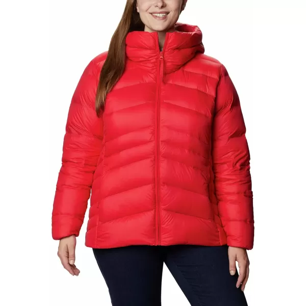 Columbia Womens Autumn Park Down Hooded JacketMettalic Red Lily