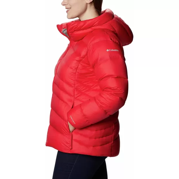 Columbia Womens Autumn Park Down Hooded JacketMettalic Red Lily