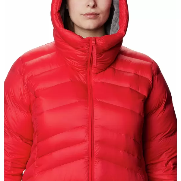 Columbia Womens Autumn Park Down Hooded JacketMettalic Red Lily