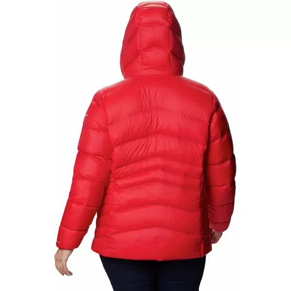 Columbia Womens Autumn Park Down Hooded JacketMettalic Red Lily