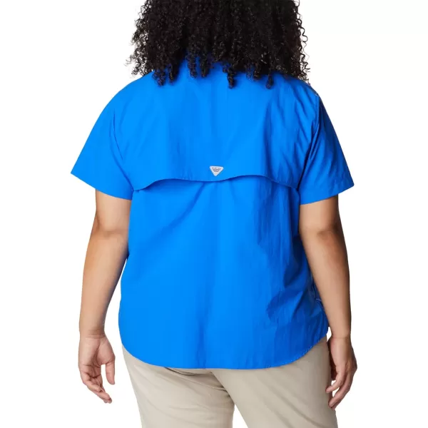 Columbia Womens Bahama Short Sleeve ShirtBlue Macaw