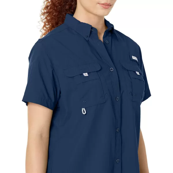 Columbia Womens Bahama Short Sleeve ShirtCollegiate Navy