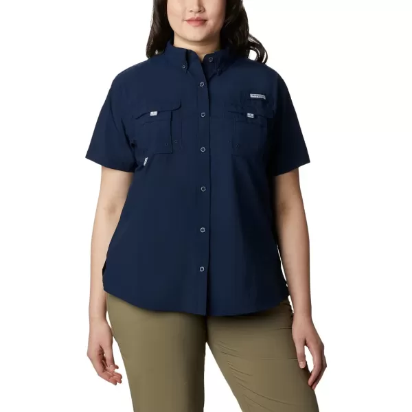 Columbia Womens Bahama Short Sleeve ShirtCollegiate Navy