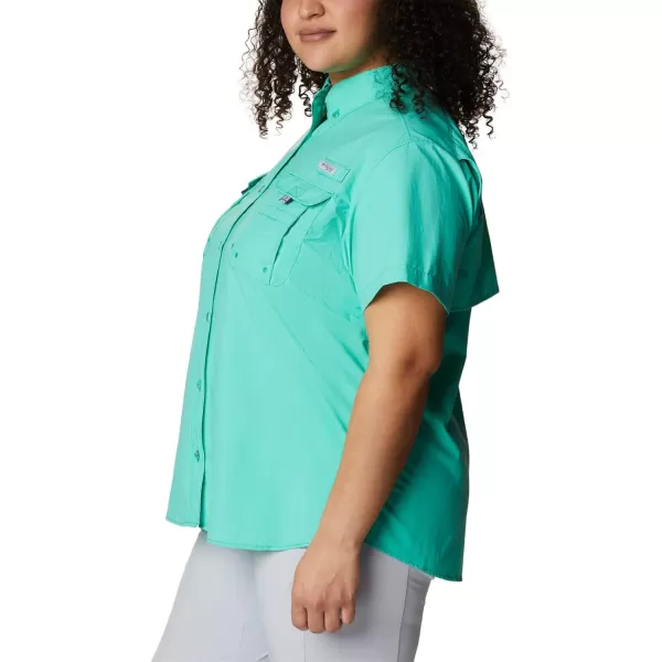 Columbia Womens Bahama Short Sleeve ShirtElectric Turquoise