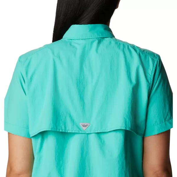 Columbia Womens Bahama Short Sleeve ShirtElectric Turquoise