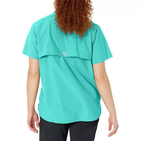 Columbia Womens Bahama Short Sleeve ShirtElectric Turquoise