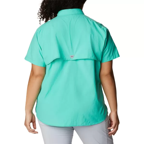 Columbia Womens Bahama Short Sleeve ShirtElectric Turquoise