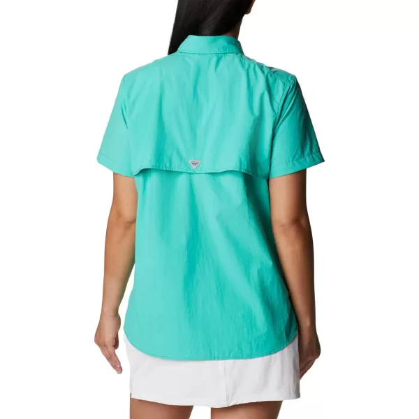 Columbia Womens Bahama Short Sleeve ShirtElectric Turquoise