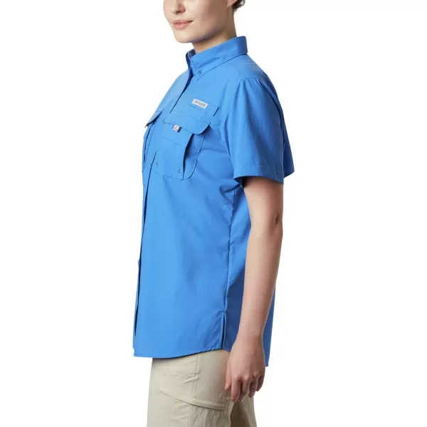 Columbia Womens Bahama Short Sleeve ShirtStormy Blue