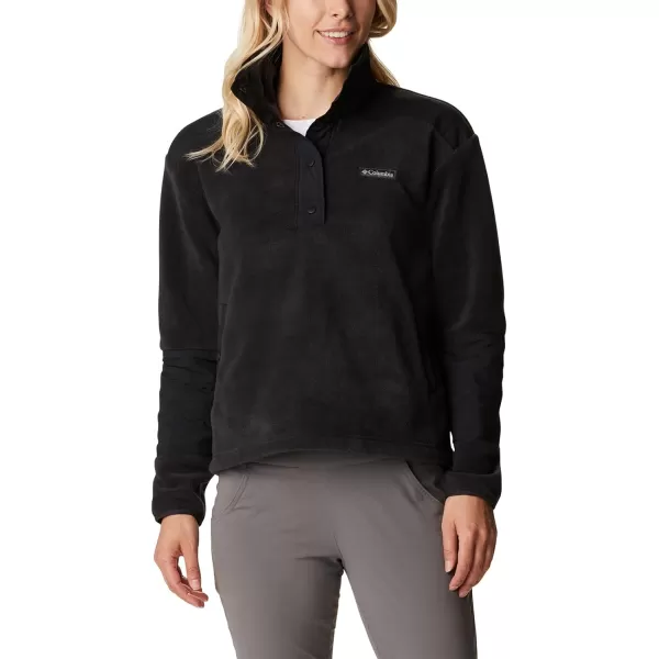 Columbia Womens Benton Springs Crop PulloverBlack