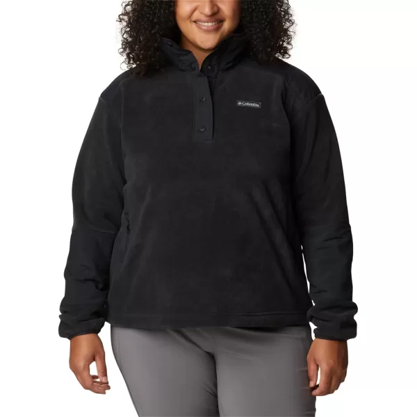 Columbia Womens Benton Springs Crop PulloverBlack