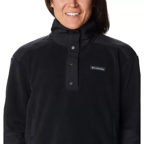 Columbia Womens Benton Springs Crop PulloverBlack