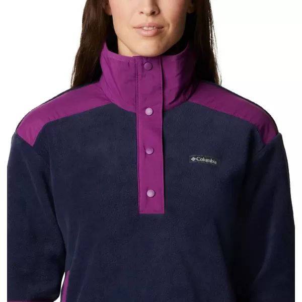 Columbia Womens Benton Springs Crop PulloverDark NocturnalPlum