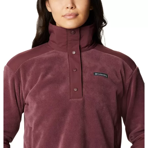 Columbia Womens Benton Springs Crop PulloverMalbec