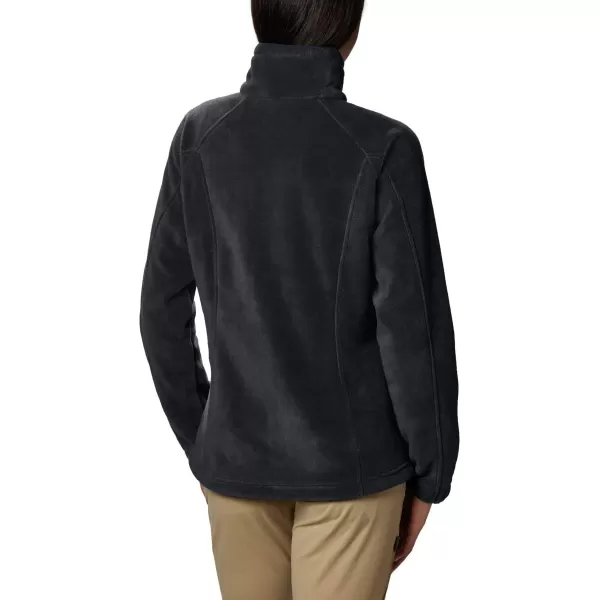 Columbia Womens Benton Springs Full ZipBlackGeyser
