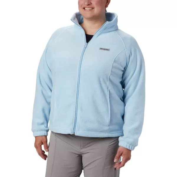 Columbia Womens Benton Springs Full ZipCrystal Blue