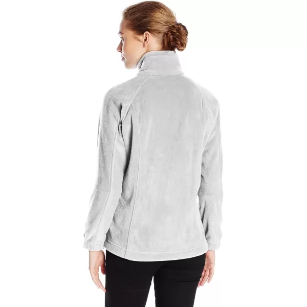 Columbia Womens Benton Springs Full ZipLight Grey Heather  Legacy