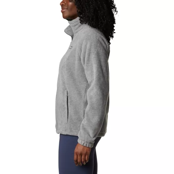 Columbia Womens Benton Springs Full ZipLight Grey Heather